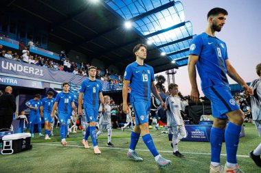 Enrik Ostrc, Almanya ve Slovenya milli takımları arasında oynanan UEFA Euro U-21 2025 maçında görüldü (Maciej Rogowski)