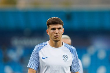 Zan Jevsenak, Almanya ve Slovenya milli takımları arasında oynanan UEFA U-21 2025 maçında görüldü (Maciej Rogowski)