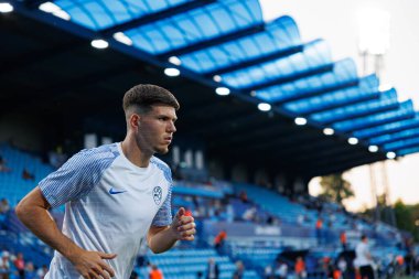 Zan Jevsenak, Almanya ve Slovenya milli takımları arasında oynanan UEFA U-21 2025 maçında görüldü (Maciej Rogowski)
