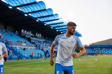 Adrian Zeljkoviç, Almanya ve Slovenya milli takımları arasında oynanan UEFA Euro U-21 2025 maçında görüldü (Maciej Rogowski)
