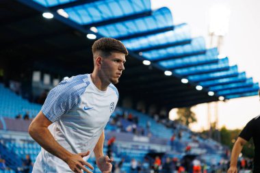 Zan Jevsenak, Almanya ve Slovenya milli takımları arasında oynanan UEFA U-21 2025 maçında görüldü (Maciej Rogowski)