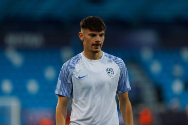 Almanya ve Slovenya milli takımları arasında oynanan UEFA U-21-2025 maçında Srdan Kuzmiç görüldü (Maciej Rogowski)