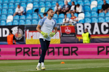 Martin Turk, Almanya ve Slovenya milli takımları arasında oynanan UEFA U-21-2025 maçında görüldü (Maciej Rogowski)