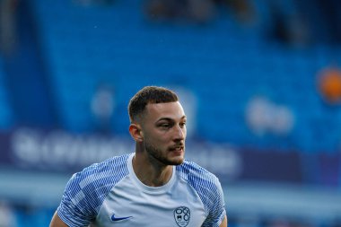 Martin Turk, Almanya ve Slovenya milli takımları arasında oynanan UEFA U-21-2025 maçında görüldü (Maciej Rogowski)