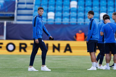 Zan Jevsenak, Almanya ve Slovenya milli takımları arasında oynanan UEFA U-21 2025 maçında görüldü (Maciej Rogowski)