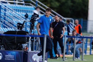 Tio Cipot, Almanya ve Slovenya milli takımları arasında oynanan UEFA U-21-2025 maçında görüldü (Maciej Rogowski)