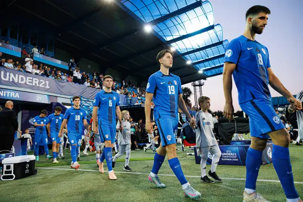 Enrik Ostrc, Almanya ve Slovenya milli takımları arasında oynanan UEFA Euro U-21 2025 maçında görüldü (Maciej Rogowski)