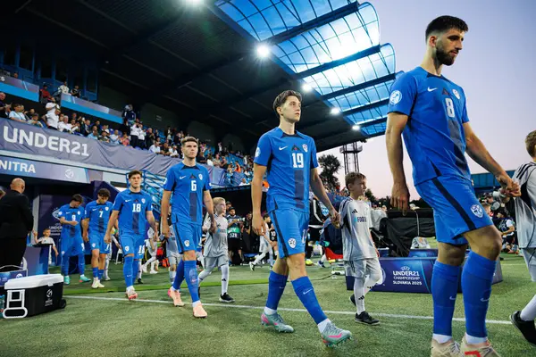 Enrik Ostrc, Almanya ve Slovenya milli takımları arasında oynanan UEFA Euro U-21 2025 maçında görüldü (Maciej Rogowski)