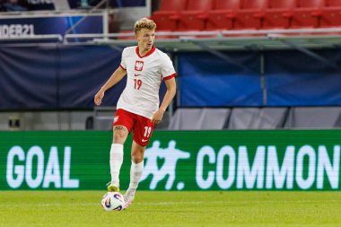 Mateusz Kowalczyk, UEFA Euro U-21 2025 maçında Portekiz ve Polonya milli takımları arasında görüldü (Maciej Rogowski)