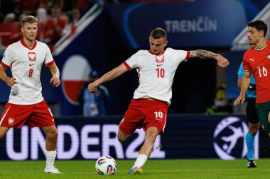 Kacper Kozlowski, Portekiz ve Polonya milli takımları arasında oynanan UEFA U-21 2025 maçında görüldü (Maciej Rogowski)