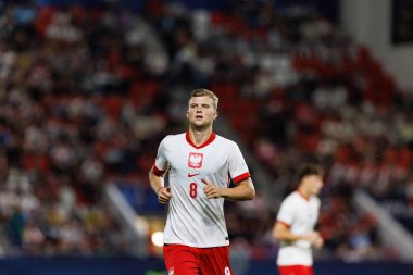 Jakub Kaluzinski seen during UEFA Euro U-21 2025 game between national teams of Portugal and Poland  (Maciej Rogowski)