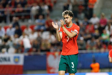 Joao Muniz, Portekiz ve Polonya milli takımları arasında oynanan UEFA Euro U-21 2025 maçında görüldü (Maciej Rogowski)