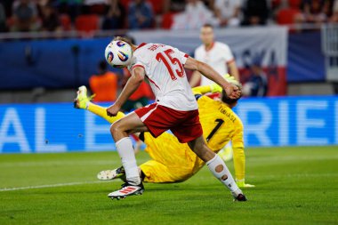 Michal Gurgul, Portekiz ve Polonya milli takımları arasında oynanan UEFA Euro U-21 2025 maçında görüldü (Maciej Rogowski)