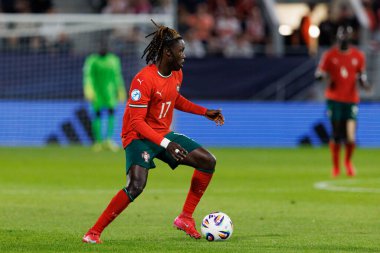 Portekiz ve Polonya milli takımları arasında oynanan UEFA U-21-2025 maçında Geovany Quenda görüldü (Maciej Rogowski)