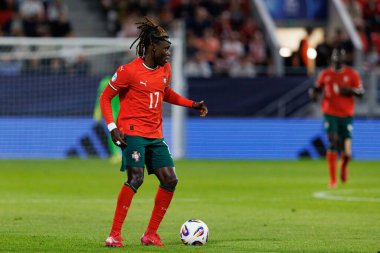 Portekiz ve Polonya milli takımları arasında oynanan UEFA U-21-2025 maçında Geovany Quenda görüldü (Maciej Rogowski)