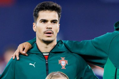 Rodrigo Pinheiro, Portekiz ve Polonya milli takımları arasında oynanan UEFA U-21-2025 maçında görüldü (Maciej Rogowski)