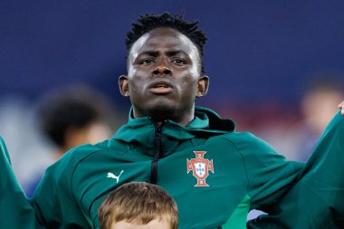 Roger Fernandes, Portekiz ve Polonya milli takımları arasında oynanan UEFA U-21-2025 maçında görüldü (Maciej Rogowski)