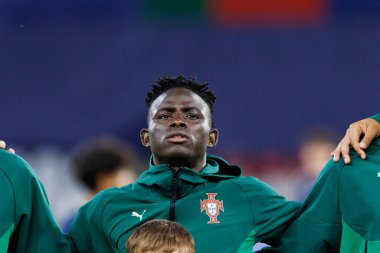 Roger Fernandes, Portekiz ve Polonya milli takımları arasında oynanan UEFA U-21-2025 maçında görüldü (Maciej Rogowski)