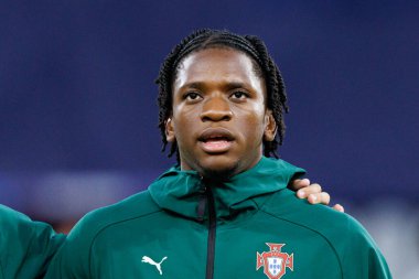 Flavio Nazinho, Portekiz ve Polonya milli takımları arasında oynanan UEFA U-21 2025 maçında görüldü (Maciej Rogowski)