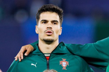 Rodrigo Pinheiro, Portekiz ve Polonya milli takımları arasında oynanan UEFA U-21-2025 maçında görüldü (Maciej Rogowski)