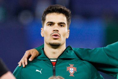 Rodrigo Pinheiro, Portekiz ve Polonya milli takımları arasında oynanan UEFA U-21-2025 maçında görüldü (Maciej Rogowski)