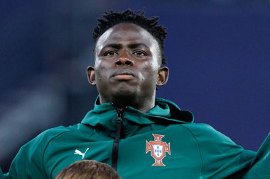 Roger Fernandes, Portekiz ve Polonya milli takımları arasında oynanan UEFA U-21-2025 maçında görüldü (Maciej Rogowski)