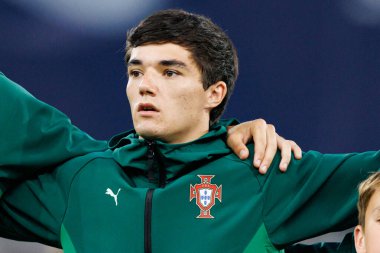 Diogo Nascimento, Portekiz ve Polonya milli takımları arasında oynanan UEFA U-21 2025 maçında görüldü (Maciej Rogowski)