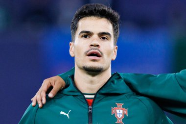 Rodrigo Pinheiro, Portekiz ve Polonya milli takımları arasında oynanan UEFA U-21-2025 maçında görüldü (Maciej Rogowski)