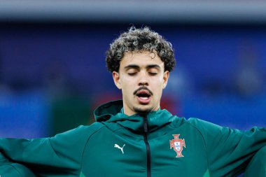 Joao Muniz, Portekiz ve Polonya milli takımları arasında oynanan UEFA Euro U-21 2025 maçında görüldü (Maciej Rogowski)