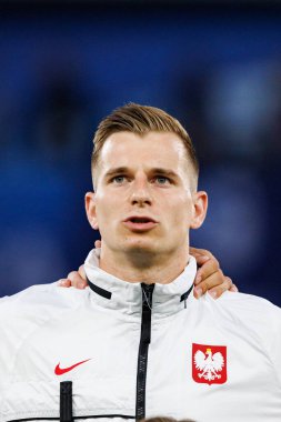 Mateusz Legowski, Portekiz ve Polonya milli takımları arasında oynanan UEFA U-21 2025 maçında görüldü (Maciej Rogowski)