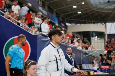 Ariel Mosor, Portekiz ve Polonya milli takımları arasında oynanan UEFA Euro U-21 2025 maçında görüldü (Maciej Rogowski)