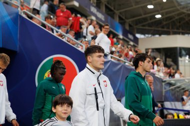 Portekiz ve Polonya milli takımları arasında oynanan UEFA U-21 2025 maçında Arkadiusz Pyrka görüldü (Maciej Rogowski)