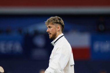 Kacper Tobiasz, Portekiz ve Polonya milli takımları arasında oynanan UEFA U-21 2025 maçında görüldü (Maciej Rogowski)