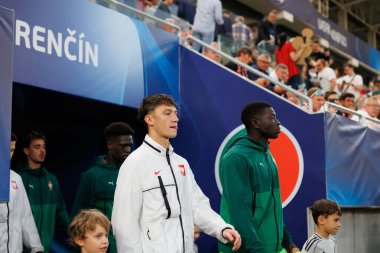 Portekiz ve Polonya milli takımları arasında oynanan UEFA Euro U-21 2025 maçında Patryk Peda ve Samuel Soares görüldü (Maciej Rogowski)