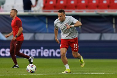 Portekiz ve Polonya milli takımları arasında oynanan UEFA U-21-2025 maçında Dominik Marczuk görüldü (Maciej Rogowski)