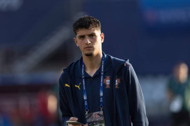 Diogo Pinto, Portekiz ve Polonya milli takımları arasında oynanan UEFA Euro U-21 2025 maçında görüldü (Maciej Rogowski)