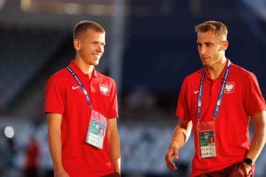 Portekiz ve Polonya milli takımları arasında oynanan UEFA Euro U-21 2025 maçında Antoni Kozubal ve Michal Gurgul görüldü (Maciej Rogowski)
