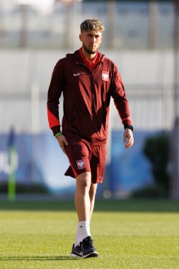 Kacper Tobiasz, Portekiz ve Polonya milli takımları arasında oynanan UEFA U-21 2025 maçında görüldü (Maciej Rogowski)