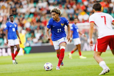 Felix Remalechal, Fransa ve Polonya milli takımları arasında oynanan UEFA U-21-2025 maçında görüldü (Maciej Rogowski)