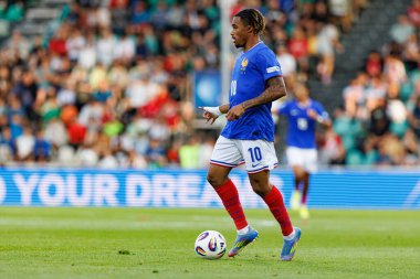 Wilson Odobert, Fransa ve Polonya milli takımları arasında oynanan UEFA Euro U-21 2025 maçında görüldü (Maciej Rogowski)