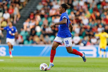 Wilson Odobert, Fransa ve Polonya milli takımları arasında oynanan UEFA Euro U-21 2025 maçında görüldü (Maciej Rogowski)