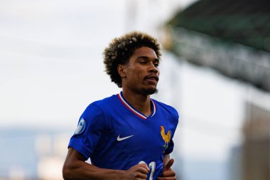 Felix Lemarechal, Fransa ve Polonya milli takımları arasında oynanan UEFA U-21-2025 maçında görüldü (Maciej Rogowski)