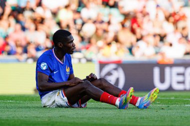 Thierno Barry, Fransa ve Polonya milli takımları arasında oynanan UEFA U-21-2025 maçında görüldü (Maciej Rogowski)