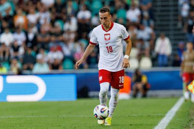 Dominik Marczuk, Fransa ve Polonya milli takımları arasında oynanan UEFA U-21 2025 maçında görüldü (Maciej Rogowski)