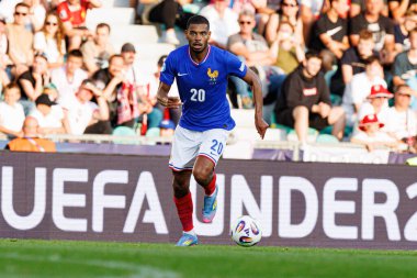 Andy Diouf UEFA Euro U-21-2025 maçında Fransa ve Polonya milli takımları arasında görüldü (Maciej Rogowski)