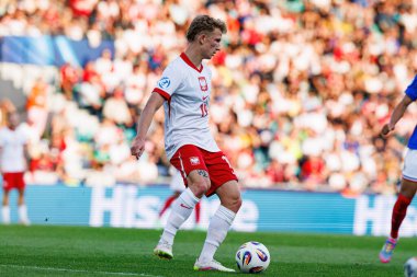 Mateusz Kowalczyk, Fransa ve Polonya milli takımları arasında oynanan UEFA U-21 2025 maçında görüldü (Maciej Rogowski)