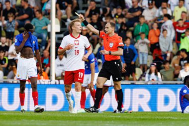 Mateusz Kowalczyk, Fransa ve Polonya milli takımları arasında oynanan UEFA U-21 2025 maçında görüldü (Maciej Rogowski)