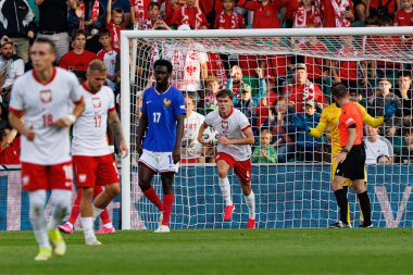 Milosz Matysik, Fransa ve Polonya milli takımları arasında oynanan UEFA U-21 2025 maçında görüldü (Maciej Rogowski)