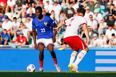 Thierno Barry, Fransa ve Polonya milli takımları arasında oynanan UEFA U-21-2025 maçında görüldü (Maciej Rogowski)