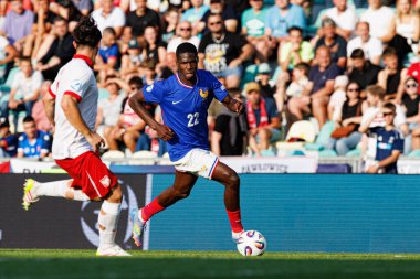 Thierno Barry, Fransa ve Polonya milli takımları arasında oynanan UEFA U-21-2025 maçında görüldü (Maciej Rogowski)